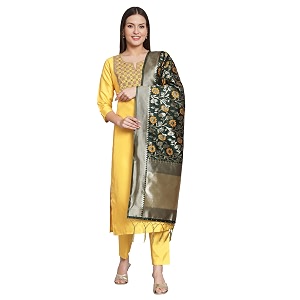 VredeVogel Womens Cotton Silk Blend Kurta Pant