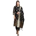 VredeVogel Women39s Cotton Silk Jacquard Banarasi Silk