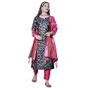 VredeVogel Women39s Cotton Silk Jacquard Kurta Pant