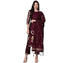 VredeVogel Women39s Cotton Silk Jacquard Kurta Pant