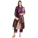 VredeVogel Women39s Cotton Silk Jacquard Banarasi Silk