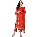 VredeVogel Women39s Cotton Silk Jacquard Kurta Pant