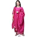 VredeVogel Women39s Cotton Silk Jacquard Kurta Pant