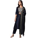 VredeVogel Women39s Cotton Silk Blend Embroidered Viscose