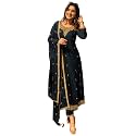 VredeVogel Women39s Silk Blend Embroidered Anarkali Kurta