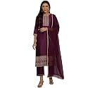 VredeVogel Women39s Silk Blend Embroidered Kurta with