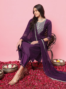 VredeVogel Women Kurta Pant Dupatta Set