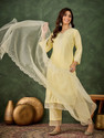 VredeVogel Women Kurta Pant Dupatta Set