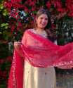 VredeVogel Women Kurta Pant Dupatta Set