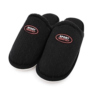 VRITRAZ Mens Plush Winter Slippers Soft