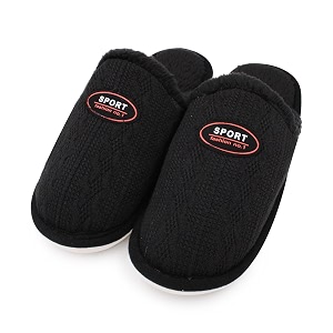 VRITRAZ Mens Plush Winter Slippers Soft