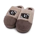 VRITRAZ Mens Plush Winter Slippers Soft