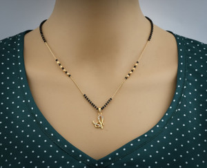vriva jewels v name lily fancy alphabet mangalsutra alloy mangalsutra