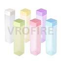 Frosted Plastic 100% Food Grade Premium Plastic Fridge Unbelievably Slim Square Water Bottle Gift with Soft Mat Finish for Gym,School,Office,Travel&amp;Trekking(PACK OF 6) (NIONE_6)