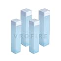 Frosted Plastic 100% Food Grade Premium Plastic Fridge Unbelievably Slim Square Water Bottle Gift with Soft Mat Finish for Gym,School,Office,Travel&amp;Trekking(PACK OF 4) (6_NEW_4)