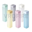 Frosted Plastic 100% Food Grade Premium Plastic Fridge Unbelievably Slim Square Water Bottle Gift with Soft Mat Finish for Gym,School,Office,Travel&amp;Trekking(PACK OF 6) (FRO_6)