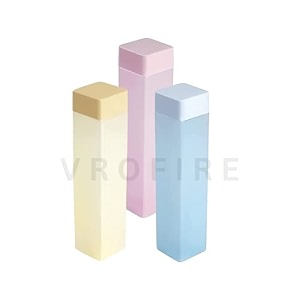 multi color frosted plastic 100 food grade premium plastic fridge unbelievably slim square water bottle gift with soft mat finish for gymschoolofficetravelamptrekkingpack of 3 1 liters