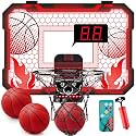 VROGTIK Indoor Basketball Hoop for Kids with Led Lights and Scoreboard
