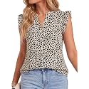 Women39s Dressy Striped V Neck Blouse