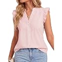 Women39s Dressy Striped V Neck Blouse