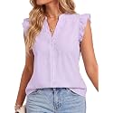 Women39s Dressy Striped V Neck Blouse