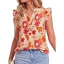 Women39s Dressy Striped V Neck Blouse