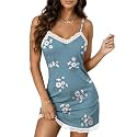 Vrtige Women39s Sexy Lace V Neck Nightgown