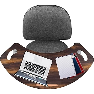 Vruta Wood Curved Lap Desk Use on