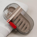 VRV Transparent Travel Soap Box Snap Lock