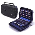VSEER Carrying Case for Nintendo 3DS XL / 2DS XL, Hard Protective Shell Travel Case - Black/Red