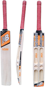 vsm new full balance size double blade scoop poplar willow cricket  bat for 15 yrs 900 g