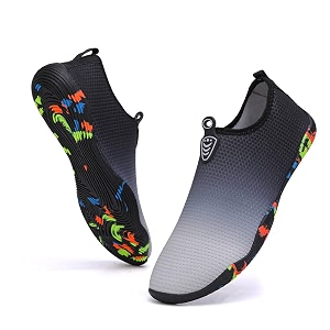 vsufim quick-dry water sports barefoot shoes aqua socks for swim beach pool surf yoga for women men
