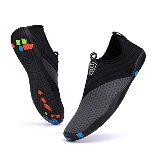 vsufim quick-dry water sports barefoot shoes aqua socks for swim beach pool surf yoga for women men