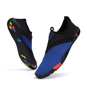 vsufim quick-dry water sports barefoot shoes aqua socks for swim beach pool surf yoga for women men