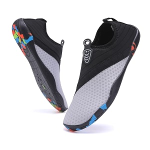 vsufim quick-dry water sports barefoot shoes aqua socks for swim beach pool surf yoga for women men