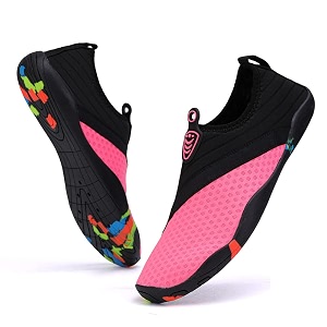 vsufim quick-dry water sports barefoot shoes aqua socks for swim beach pool surf yoga for women men