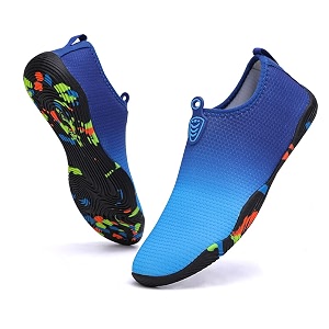 vsufim quick-dry water sports barefoot shoes aqua socks for swim beach pool surf yoga for women men