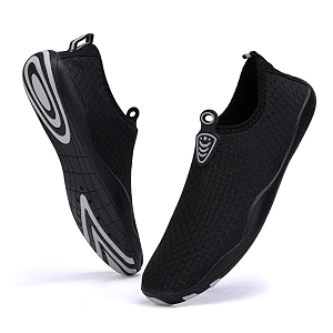 vsufim quick-dry water sports barefoot shoes aqua socks for swim beach pool surf yoga for women men