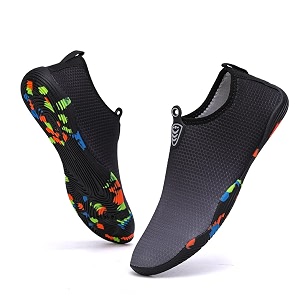 vsufim quick-dry water sports barefoot shoes aqua socks for swim beach pool surf yoga for women men