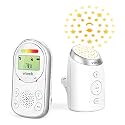 VTech AM706-1W Baby Monitor with Long Range, Up to 1 ft, Baby Audio Monitor with Clear Sound, 2-Way Audio Talk, Baby Monitor with Vibrant Sound Alert, Light