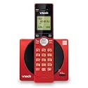 VTech CS6919-16 DECT 6.0 Cordless Phone, Red - Caller ID/Call Waiting (Stores 30 Calls), Backlit Keypad &amp; Display, Full Duplex Handset Speakerphone, Wall Mountable
