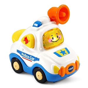 vtech go go smart wheels police car white
