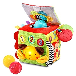 vtech soft and smart sensory cube multicolor