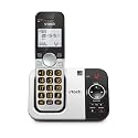 VTech Cordless Home Phone with Answering Machine — Full-Duplex Speakerphone, Large Backlit Display, Big Buttons, Caller ID, Easy Setup | VG232