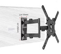 VTM VTECH-WMK-44 P4 6 Way Swivel Tilt Wall Mount 32-55-inch TV Stand Base (Furniture Accessories, Iron)