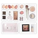 Vtopmart 10 Pack Clear Drawer Organizer Bins, 4 Sizes Makeup Storage Trays