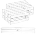 Vtopmart 4" High Drawer Dividers for Clothes, 13"-22" Adjustable, 12 pack