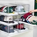 Vtopmart 6 Pack Stackable Baseball Caps Organizer, Each Holds 12 hats