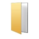 VTS 3 in 1 Photography Reflector Background Cardboard, 18 x 30 inch Folding Light Diffuser Board for Still Life,2 Sided (1 Pcs Silver and Gold)