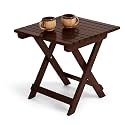 vudy Wooden Foldable Coffee Table 15 Inch | Patio Tea Table for Living Room | Folding Table for Home | Small Center Table | Portable Teapoy Table for Indoor & Outdoor Use | Coffee Finish